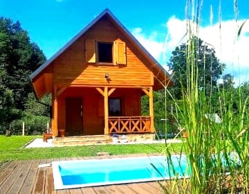 Domek Skowronek z basenem