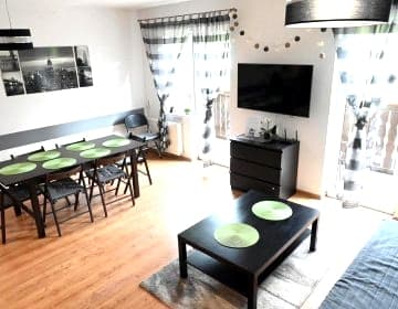 Szklarska Poręba dwupoziomowy, duży apartament z garażem i sauną