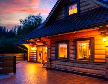Poziomkowy Dom- Wisła, Dom z bali, Sauna, Taras