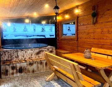 Domki z jacuzzi i sauną