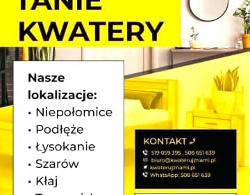 Bochnia ,nocleg, pokoje, kwatery pracownicze,dom