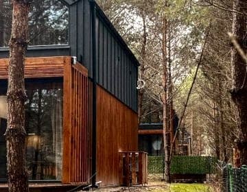 DOMEK LABA CHAŃCZA nad zalewem, domek w lesie z opcją balii NA WYŁĄCZNOŚĆ, ANTRESOLA