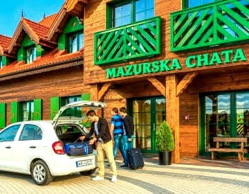 Mazurska Chata-restauracja, sala zabaw, idealny dla rodzin