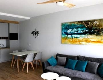 Turkusowa Liwia luksusowy apartament blisko morza (250 m od plaży w Pogorzelicy.