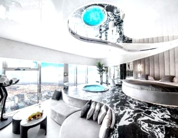 Apartamenty Sky Tower z Jakuzzi Przy Oknie