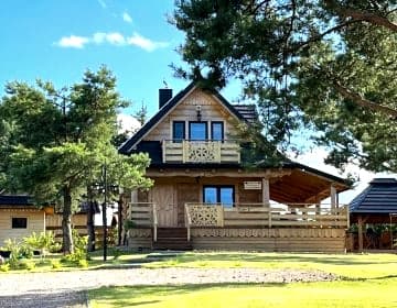 Mazury "Willa Ślimakowo" w Pasymiu - jacuzzi, sauna, pomost, łódka, rower wodny