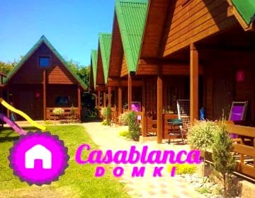 Casablanca. Drewniane 6-osobowe domki 200 metrów od morza