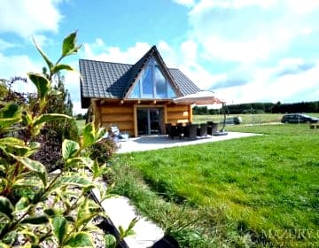 WRZOSPA Całoroczny dom na Mazurach z basem, sauną, ruską banią i jacuzzi