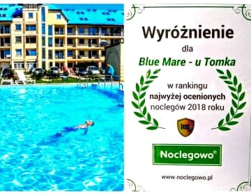Do morza 250 m, basen, parking, plac zabaw, wypożyczalnia rowerów 