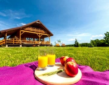 Domek nad jeziorem na Mazurach