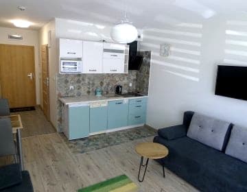 Apartament w dzielnicy uzdrowiskowej, 300m do promenady, 10min dworzec PKP