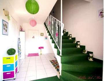 Villa del Mar. Pokoje w willi z zielonym ogrodem, grillem i placem zabaw