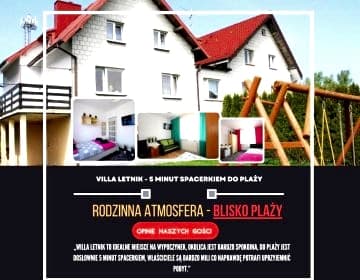 Villa Letnik - 5 minut do plaży