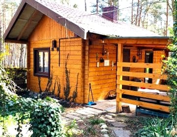 Domek Całoroczny w lesie nad jeziorem Sulejowskim, Barkowice Mokre