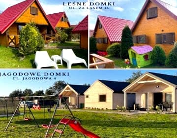 Ośrodek Żurawisko. Domki 5-osobowe w cichej okolicy. Grill, plac zabaw, rowery.