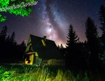 Prawdziwy domek w górach