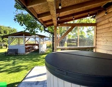 Apartament Słoneczna Dolina Magurki bania jacuzzi balia ogrodowa Szczyrk-Wilkowice