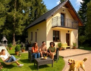 Chata przy skoczni z balią na wyłączność