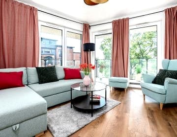 Luxury apart for family next to Księży Młyn