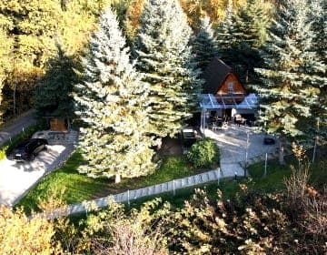Górski Drewniany Domek w lesie termy sauna SPA las góry jezioro