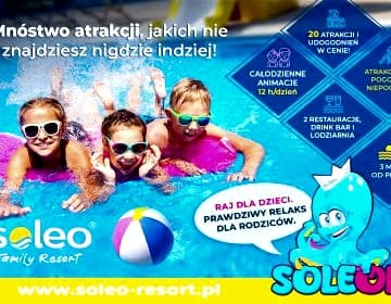 SOLEO® Family Resort - domki z basenem | IDEALNY DLA RODZIN | 3 min od plaży