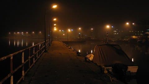 Port u ujścia rzeki Regi