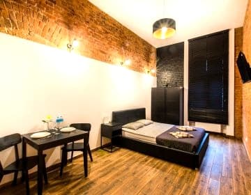 Loftowe apartamenty w Centrum Wrocławia- 20 minut spacerem od Rynku.