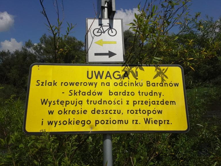 Żółty szlak (Pętla wokół gminy Baranów )