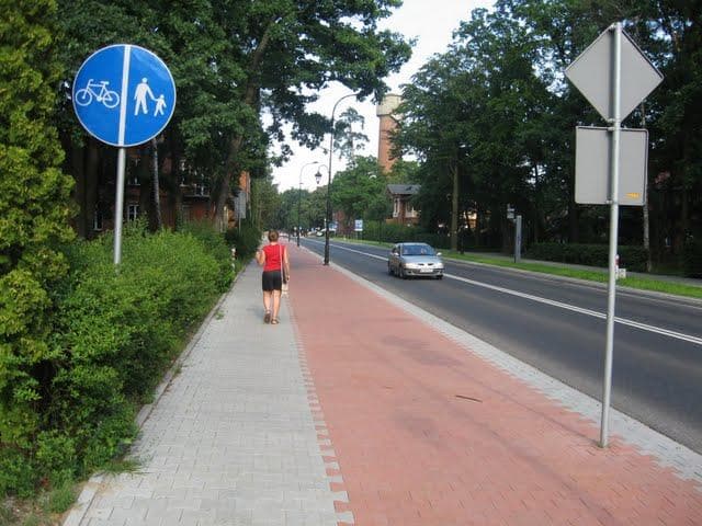 Ciąg rowerowy z Tomaszowa Maz. do Spały