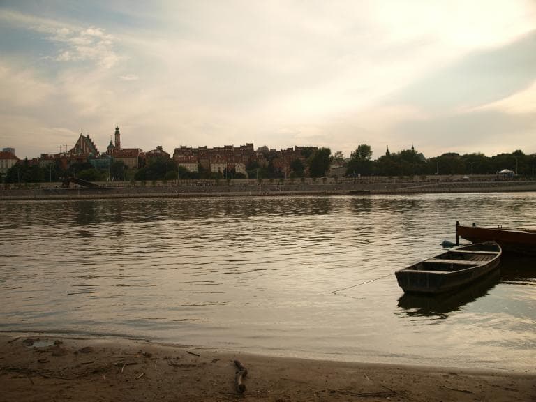 Warszawa wzdłuż Wisły