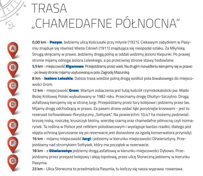 Trasa ? Chamedafne Północna