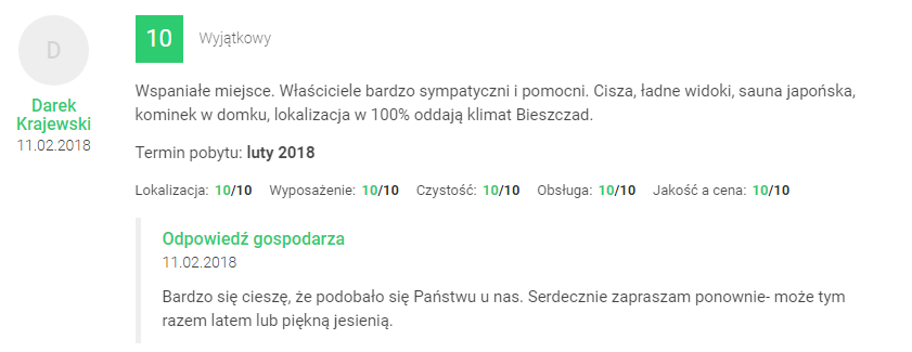 Odpowiedź gospodarza