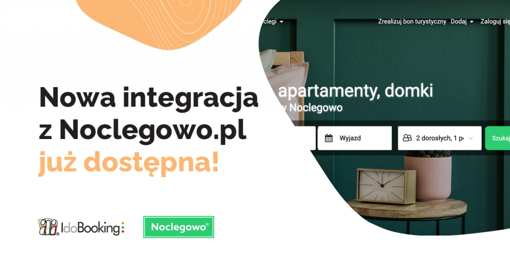IdoBooking integruje się z Noclegowo Nowa integracja IdoBooking z Noclegowo.pl juz dostepna. Dotrzyj do dodatkowych gosci 1024x536 - IdoBooking integruje się z Noclegowo