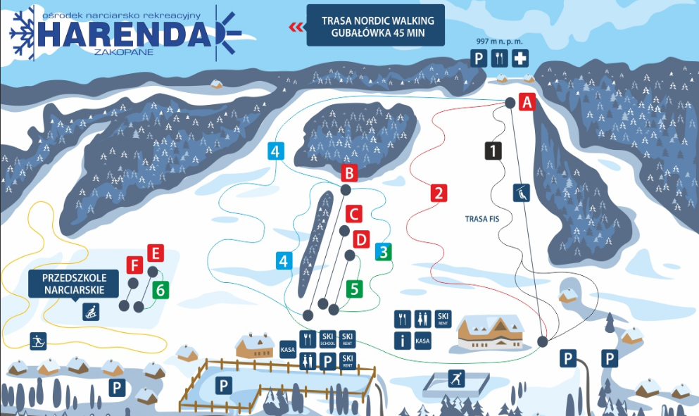 harenda - Ranking ośrodków narciarskich w Polsce 2021