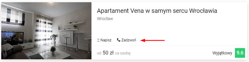 napiszzadzwon 1 - Jak zarezerwować nocleg na Noclegowo?