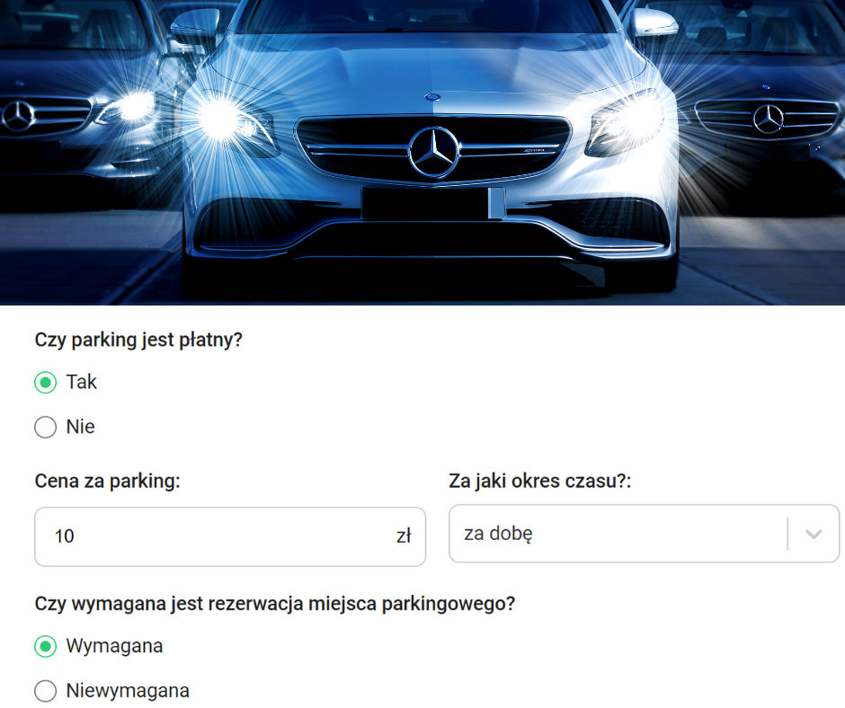 Nocleg z parkingiem dla gości - prezentacja w ofercie parking zasady - Nocleg z parkingiem dla gości - prezentacja w ofercie