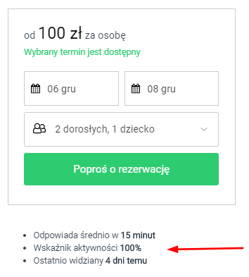 Jak zarezerwować nocleg na Noclegowo? wskaznik - Jak zarezerwować nocleg na Noclegowo?